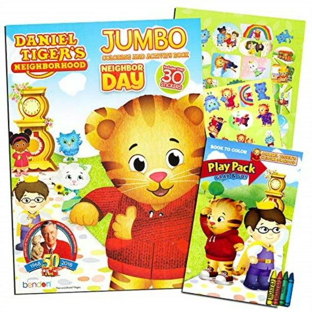 Download Daniel Tiger Coloring and Activity Book Set with Stickers ...