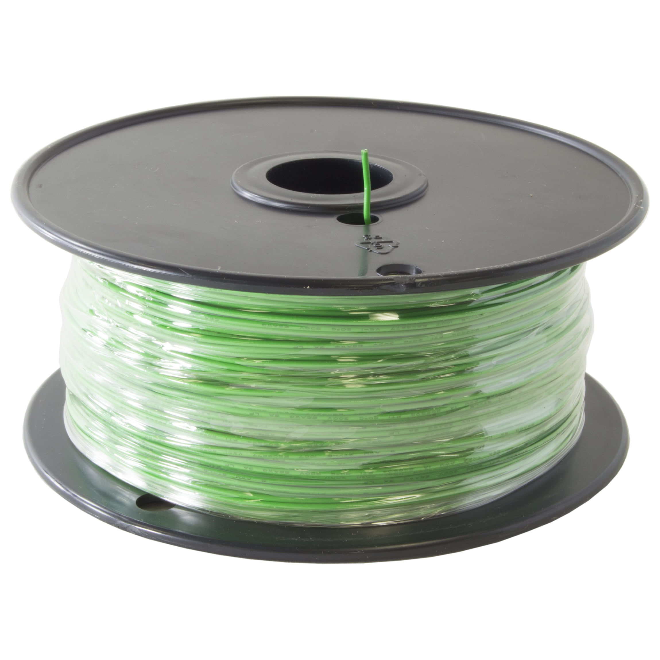 22 AWG Gauge Solid  Hook Up Wire Green 50ft 300 Volts 