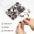 thumbnail image 6 of 102Pcs Shelf Pins Pegs Kit,6 Styles Nickel Plated Shelf Support Pegs,Bookshelf Pegs for Shelves,L-Shaped Clips with Rubber Sleeve,Shelf Pins Holders for Furniture Glass Corner & Closet(5mm & 1/4inch), 6 of 7