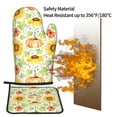 thumbnail image 5 of Bingfone Autumn Theme Print Oven Mitts Pot Holders Set 2 PCS for Kitchen for Cooking Grilling Baking BBQ Pot Holders Cook Essentials, 5 of 7