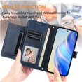 thumbnail image 3 of FOXDOCK Funda Tipo Cartera para Xiaomi Poco F8 Ultra Cuero PU con Cremallera y Correa de Muñeca, Ranuras para Tarjetas, Soporte Plegable, Cierre Magnético, 3 of 5