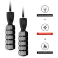 thumbnail image 4 of Cordless Jump Rope Tangle-Free Rapid Speed Skipping Ropes for Fitness Weighted Jump Rope with Non-Slip Memory Foam Handles for Kids Adults, 4 of 9