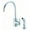 Chrome, variant on Danze Parma Single Handle Kitchen Faucet with Side Spray, Chrome
