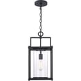 thumbnail image 4 of Quoizel Garrett 9" Outdoor Hanging Light in Matte Black, 4 of 5