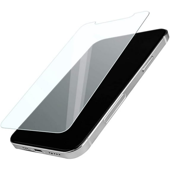 Smartish Screen Protector for iPhone 12 Mini - Tuff Sheet - Scratch Resistant Tempered Glass with Alignment Tool - Clear 2-Pack