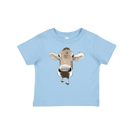 

Inktastic Funny Cow Close Up Gift Baby Boy or Baby Girl T-Shirt