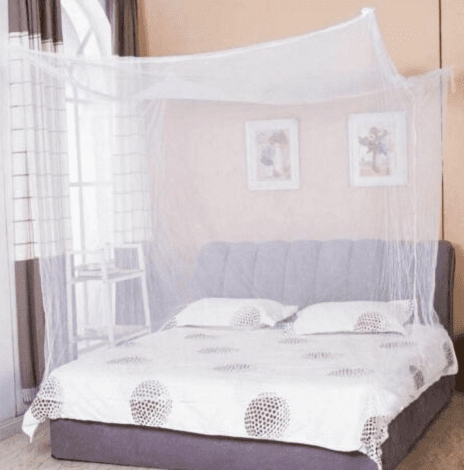 Mialoley High Quality Mosquito Nets Monochrome Durable 4 Corners Compact Mosquito Net