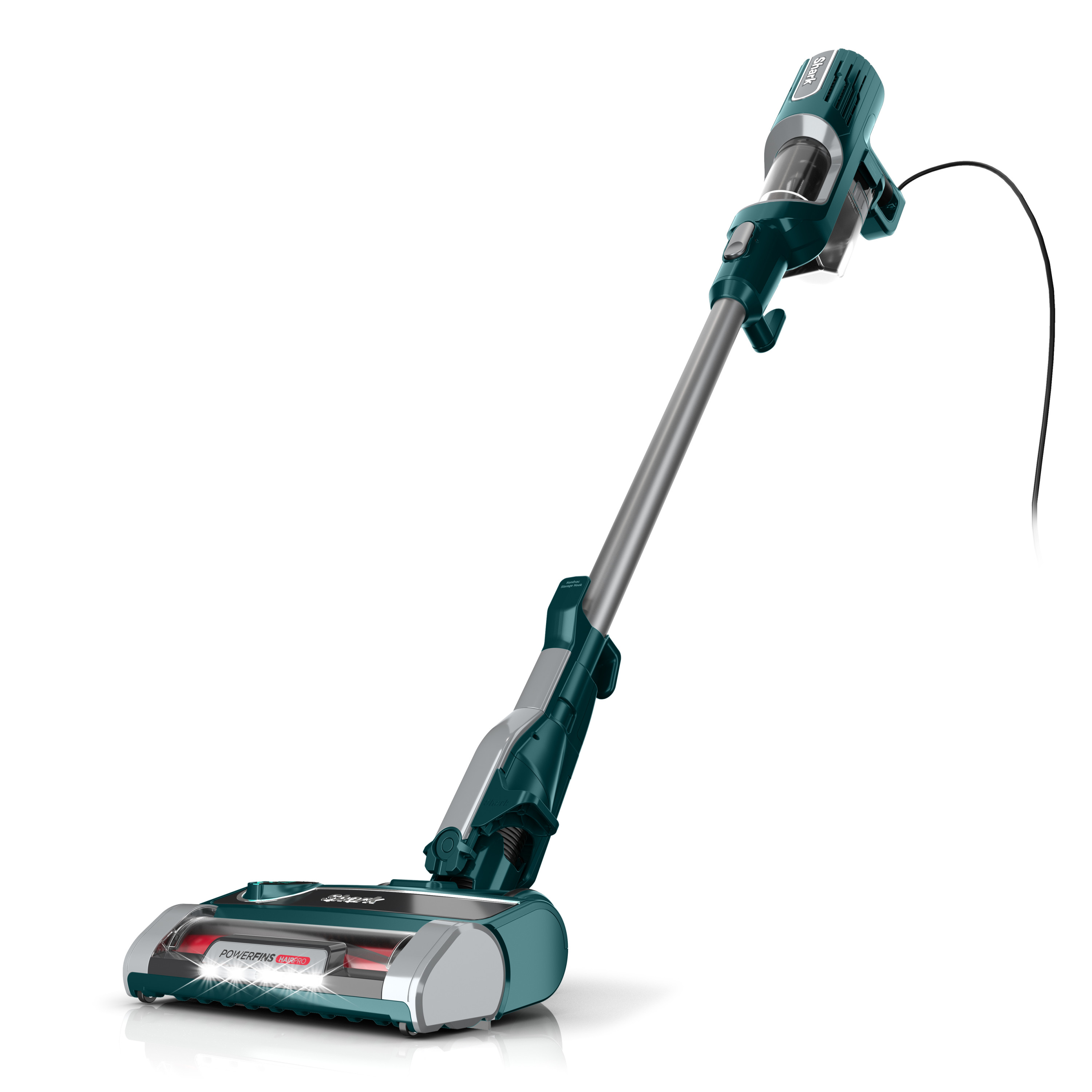 Shark UltraLight PetPro Corded Stick Vacuum, Carpet and Hardfloors, Pet Friendly, PowerFins HairPro, Odor Technology, Removable Handheld, HZ700 Blue