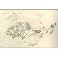 thumbnail image 1 of 24"x36" Gallery Poster, Chart map of the Sooloo Sea and adjacent islands 1841, 1 of 1