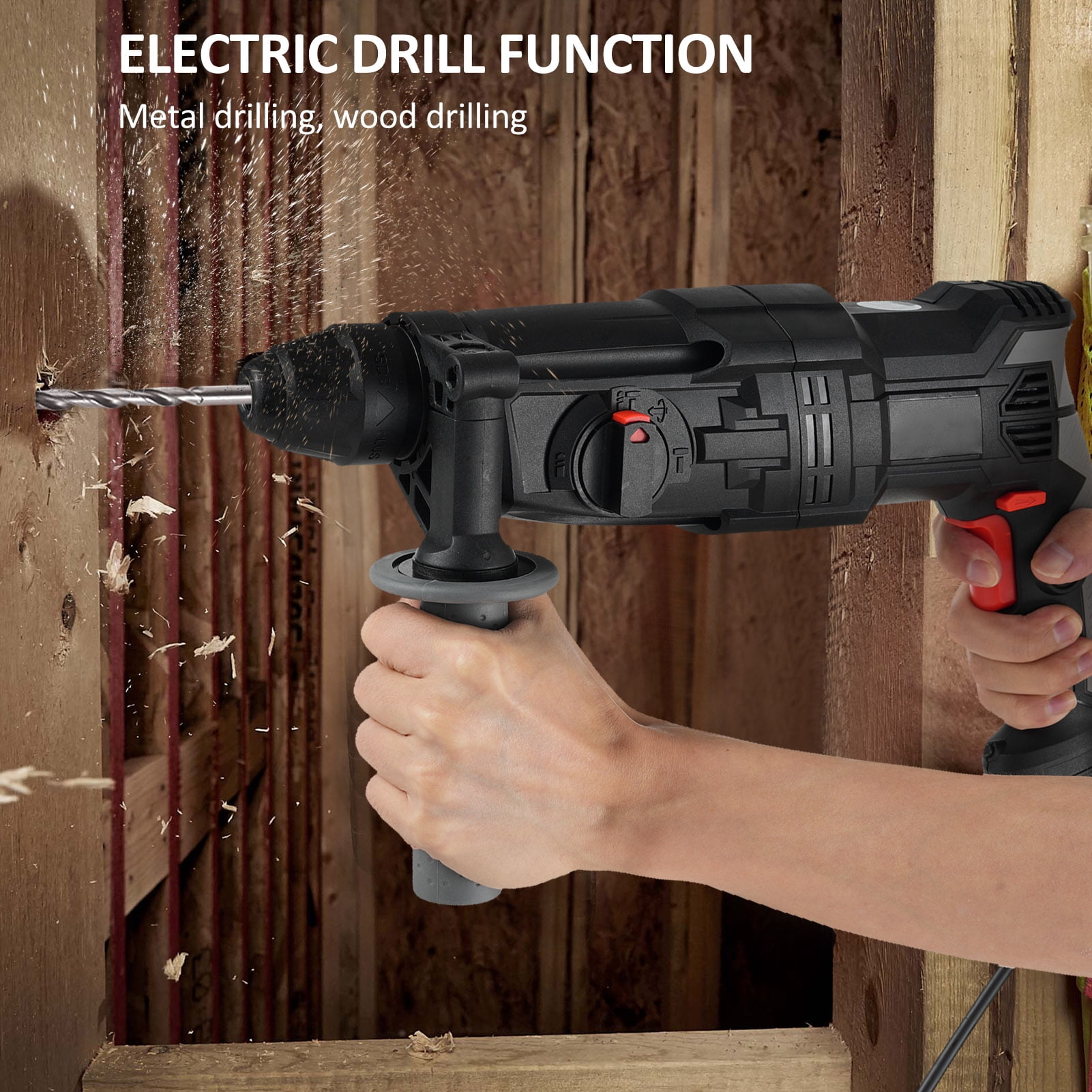 Electric Hammer,With Variable Speeds Hammer With And Safety Clutch Hammer Drill Hammer Drill Hammer Rotary 800w Rotary Dsfen Huiop And Clutch