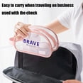 thumbnail image 4 of Bolsa De Playa Transparente E Impermeable, Neceser, Bolsa De Maquillaje, 30x20x10 Cm, Separador Para Ropa Seca Y Hmeda, Espacio Para Baador Y Gafas De Natacin, Ideal Para La Playa, La, UKHBMC, 4 of 9
