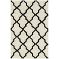 thumbnail image 2 of SAFAVIEH Cambridge Liam Geometric Wool Area Rug, Ivory/Black, 4' x 6', 2 of 6