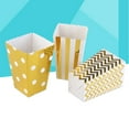 thumbnail image 2 of 36Pcs Popcorn Boxes Container Birthday Baby Showers Wedding Party Favors Supplies Decoration (Gold), 2 of 5