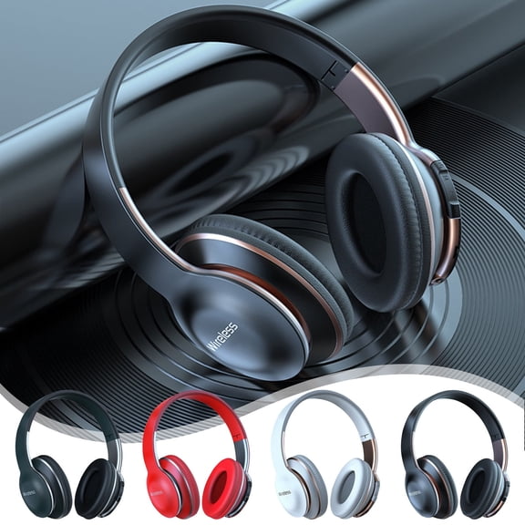 RFUGUG Over-Ear Bluetooth Headphones with Clear Wireless Calling - Premium Bass-Heavy Headset for Rich Audio Experience during Extended Conversations & Music Enjoyment