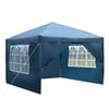 Anself 3 x Two Doors & Two Windows Practical Waterproof Right-Angle Folding Tent Blue