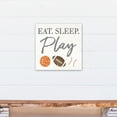 thumbnail image 4 of Creative Products Eat Sleep Play Sports 16x16 Canvas Wall Art, 4 of 5