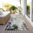 thumbnail image 6 of Addison Rugs Chantille Indoor/Outdoor Transitional Abstract Black Washable Runner Rug, 2'3" x 7'6", 6 of 6