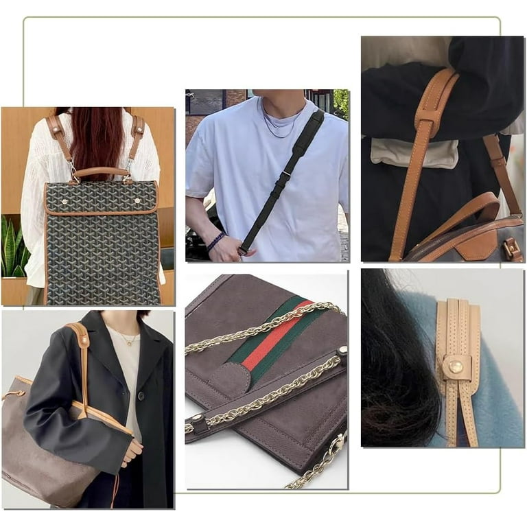 4 Colors Wide Shoulder Strap Pads Leather Handle Wrap Cover Comfortable Handbag Strap Purse Strap Protector for Tote Crossbody Leather Purse Bag