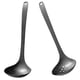 thumbnail image 5 of 1 Set Food de acero inoxidable Servir cucharas Suco de manija larga Sopa ranurada Servir cuchara, 5 of 8