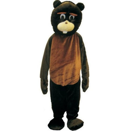 Dress Up America 473-L Adult Beaver Mascot Costume - Large