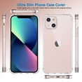 thumbnail image 2 of Njjex iPhone 13 / iPhone 13 Mini / iPhone 13 Pro Max Clear Case, Apple iPhone 13 Pro Max Mini Crystal Clear Clear Shock Absorption Technology Bumper Soft TPU Cover Case -Clear, 2 of 10