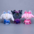 thumbnail image 2 of Muñeco de peluche de dibujos animados de Sanrio, kimono de flor de cerezo japonés, Kuromi, MyMelody, Cinnamoroll, bolso con abalorios, regalo de corazón para niña, 2 of 4