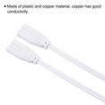 thumbnail image 4 of Uxcell 30cm 2 Pin LED Integrated Tube Cable Link Cords T4 T5 T8 Lamp Connecting Wire 10 Pack, 4 of 5