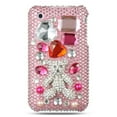 thumbnail image 1 of Apple iPhone 3G/3GS Case, by DreamWireless Bear Rhinestone Diamond Bling Hard Snap-in Case Cover For Apple iPhone 3G/3GS, Pink/White, 1 of 3