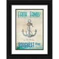 thumbnail image 1 of JMB Designs 23x32 Black Ornate Wood Framed with Double Matting Museum Art Print Titled - Faith and Family, 1 of 4