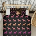 thumbnail image 3 of Rainbow Puppy Duvet Cover and Pillowcase Set for Single Bedding, Bedroom Accessories for Kids Teens, 3 of 5