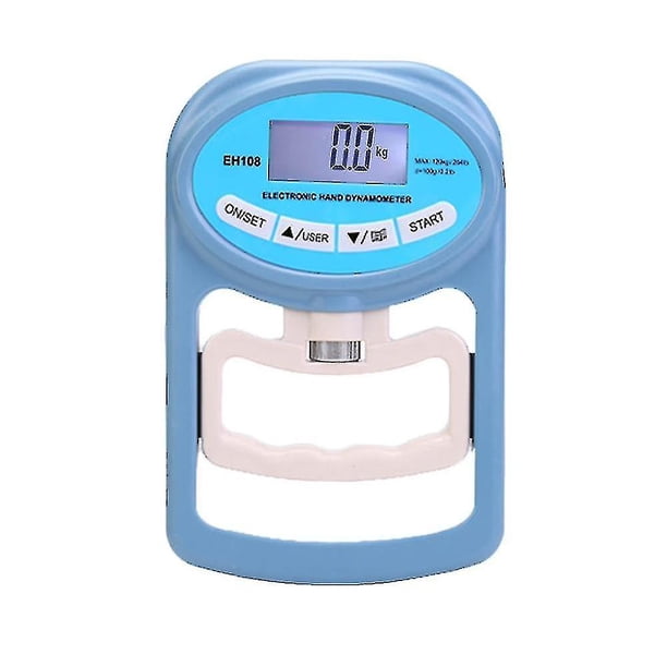Medidor de agarre de dinamómetro digital portátil de 120 kg que captura automáticamente el agarre electrónico