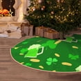 thumbnail image 5 of Sikiie St Patrick's Day2 Nativity Christmas Tree Skirt, Jesus Christian Winter Holiday Tree Mat Decoration(30-48IN)36", 5 of 6