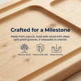 thumbnail image 5 of 2026 Graduation Decorations - Wood Number 26 Charcuterie Board with Grad Tray, Class of 2026 Graduation Party Supplies, Large Wood Food Serving Trays for Meat Fruit Cheese Snacks and Desserts, 5 of 9