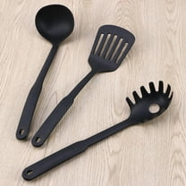 FRCOLOR 6 Pcs Nylon Kitchen Tool Set Cooking Tools Utensils Spoon Utensil (Black)