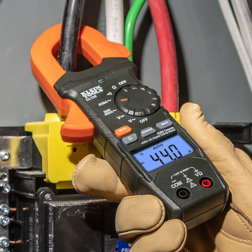 Klein Tools CL120 400 Amp AC Auto-Ranging Digital Clamp Meter