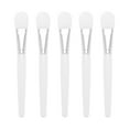thumbnail image 1 of Unique Bargains 5 Pcs Smooth Facial Mask Brush Tongue-shaped White, 1 of 5