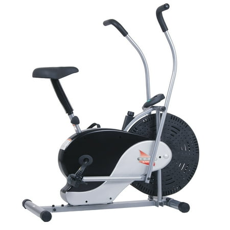 UPC: 0878932002955 | Body Rider® Exercise Upright Stationary Fan Bike with Updated Softer and Adjustable Seat for Home Gym Cardio BRF700 with 250 lbs Max Weight Capacity