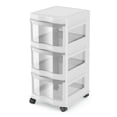 thumbnail image 2 of Life Story Classic 3 Shelf Storage Organizer Plastic Drawers, White (3 Pack), 2 of 8