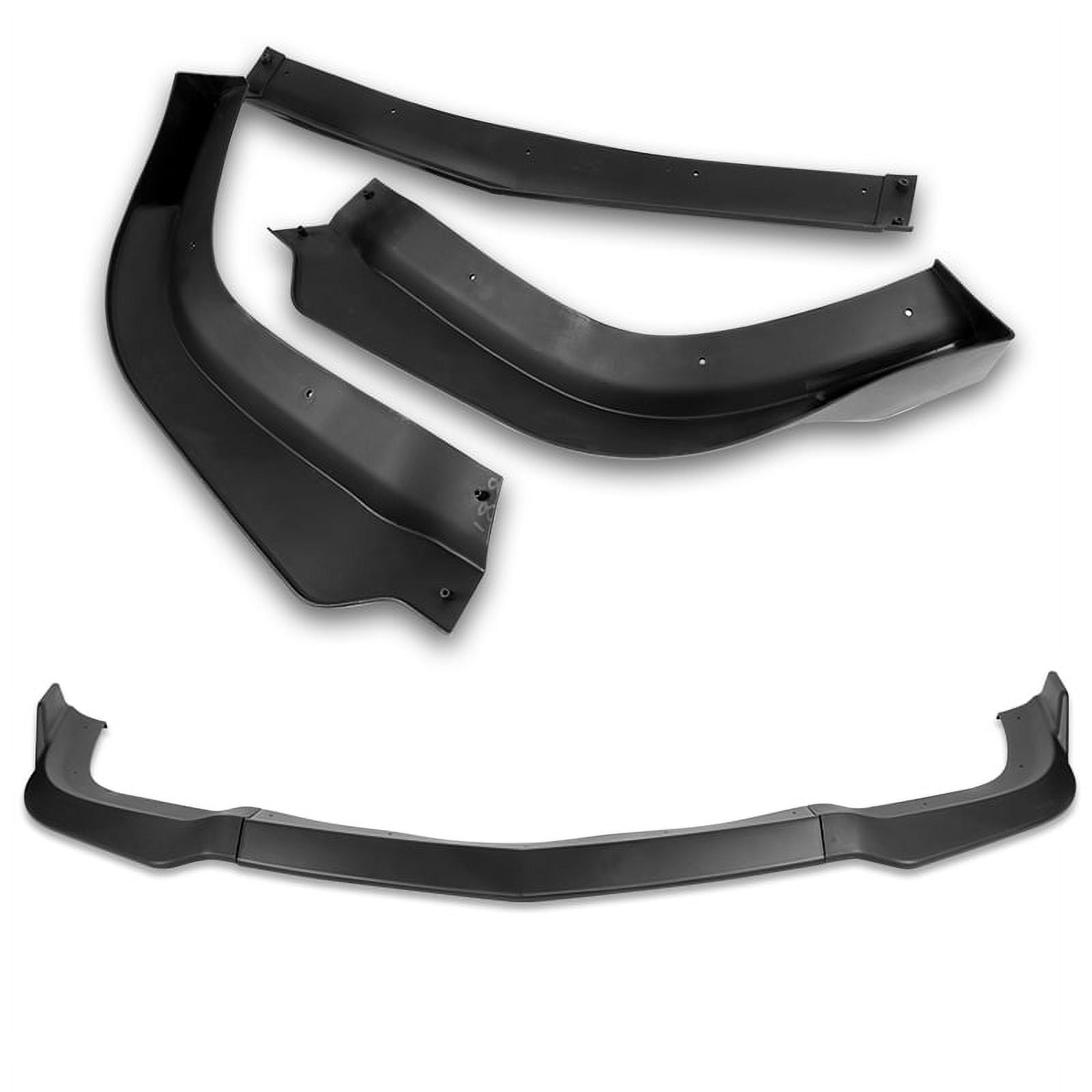 For 2011-2014 Dodge Charger SRT Carbon Look Front Bumper Lip Body Kit 3PCS