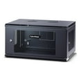 thumbnail image 1 of CyberPower Carbon CR6U61003 - Rack cabinet - wall mountable - black, RAL 9005 - 6U - 19", 1 of 7