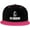 Pink, variant on No Smoking Hip Hop Hat Two Tone Flat Bill 6 Panel Cap Unisex