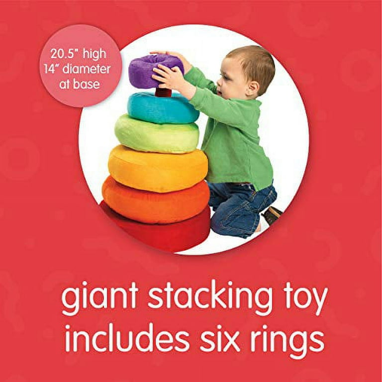 Giant plush sales stacking ring