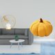 thumbnail image 2 of Escultura De Bola De Calabaza De Cristal, Figura De Metal, Adorno Decorativo De Peluche, Estatua, Soporte, Cojín Para Pasillo, Chimenea, Dormitorio, Sala De Estar, Oficina, 2 of 8