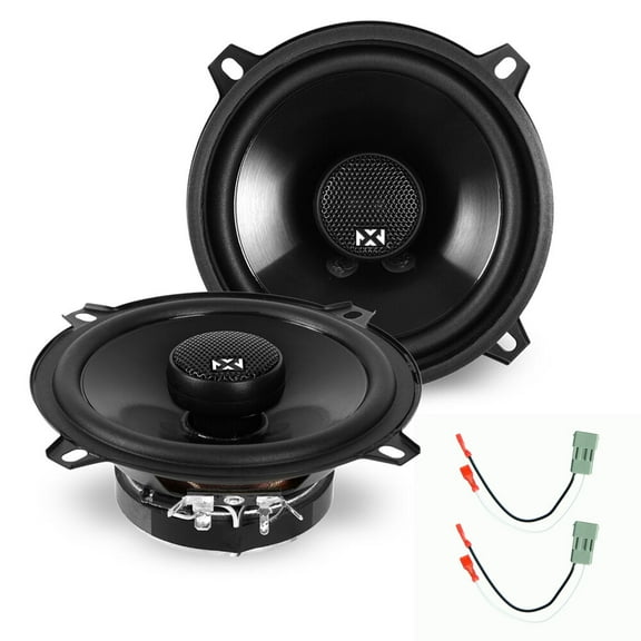 NVX Rear Side Panel Speaker Replacement Package 1992-1995 Honda Civic 5.25" Coaxial Car Speakers