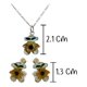 thumbnail image 2 of JOYARIS Shrek Aretes Collar Girasol Promesa Regalo Amor Plata 925 DM-0000481, 2 of 2