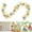 D, variant on Easter Tinsel Garland,6.5FT Green Easter Garland for Mantle Decorations with Colorful Eggs, Glitter Spring Garland for Easter Tree Decor, Metallic Easter Eggs Garland for Home Indoor/Outdoor (C)