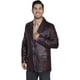 Scully 650-179-40 Hommes Leather Porter Blazer en Peau d'Agneau avec Véritable Autruche Trim&44; Cerise Noire&44; Taille 40 – image 4 sur 4