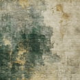 thumbnail image 5 of HomeRoots 603057 9 x 12 ft. Fern Green & Gold Abstract Washable Indoor & Outdoor Rectangle Area Rug, 5 of 5