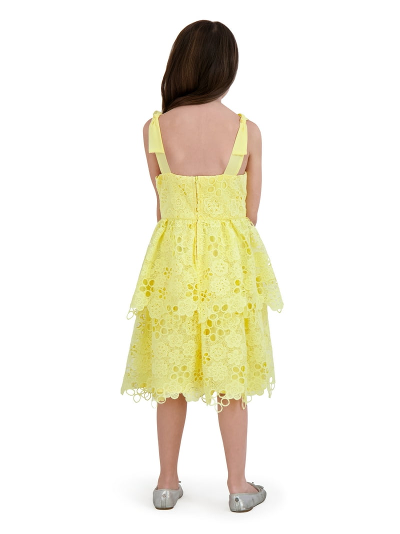 navy blue dress for baby girl Playful and romantic. The Kenzie Ruffle Dress captivates with its chic  off-shoulder silhouette and charming ruffle sleeves, crafted in a premium  linen blend for effortless comfort and style main image 0