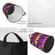 thumbnail image 2 of Fotbe Purple Flower Cesto de Ropa con Asas, Cesto Impermeable de Gran Capacidad, Bolsa de Lavado para Dormitorio, Cesto de Ropa con Ruedas y Asas-Small, 2 of 6